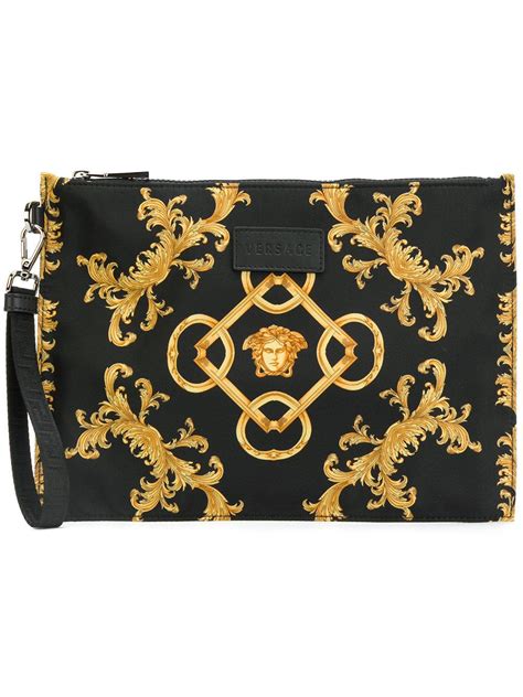 versace bag mens|luxury men's clutch bag.